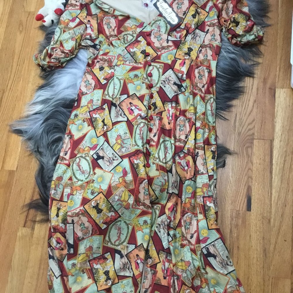 Voodoo Vixen Tarot card dress size 4xl New (fits 2x)